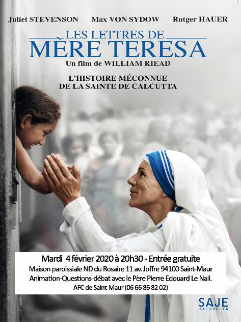 Projection du film ＂Les lettres de Térésa＂