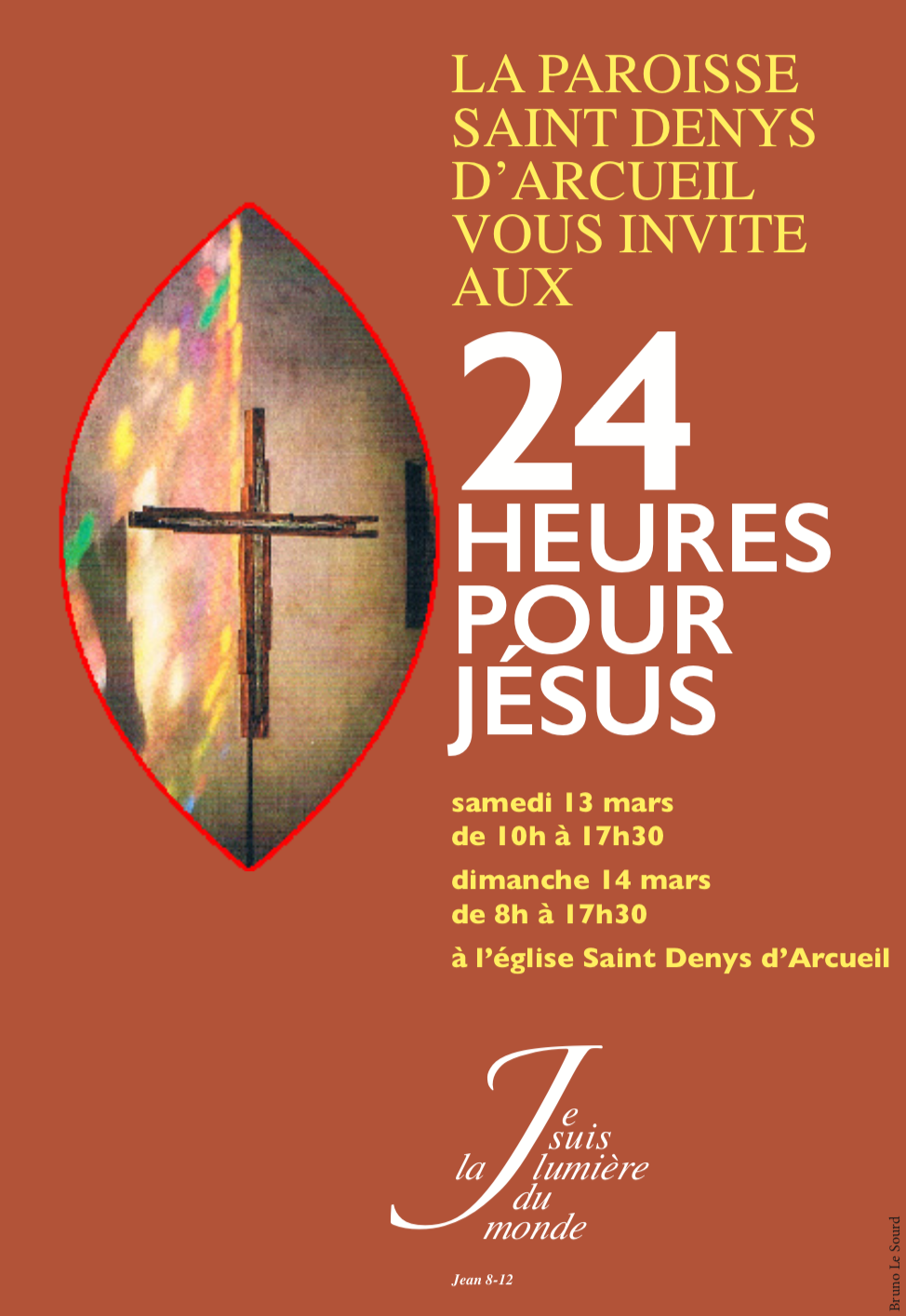 Week-end ＂24h pour Jésus＂ les 13 et 14 mars et proposition d'Ecole de prière