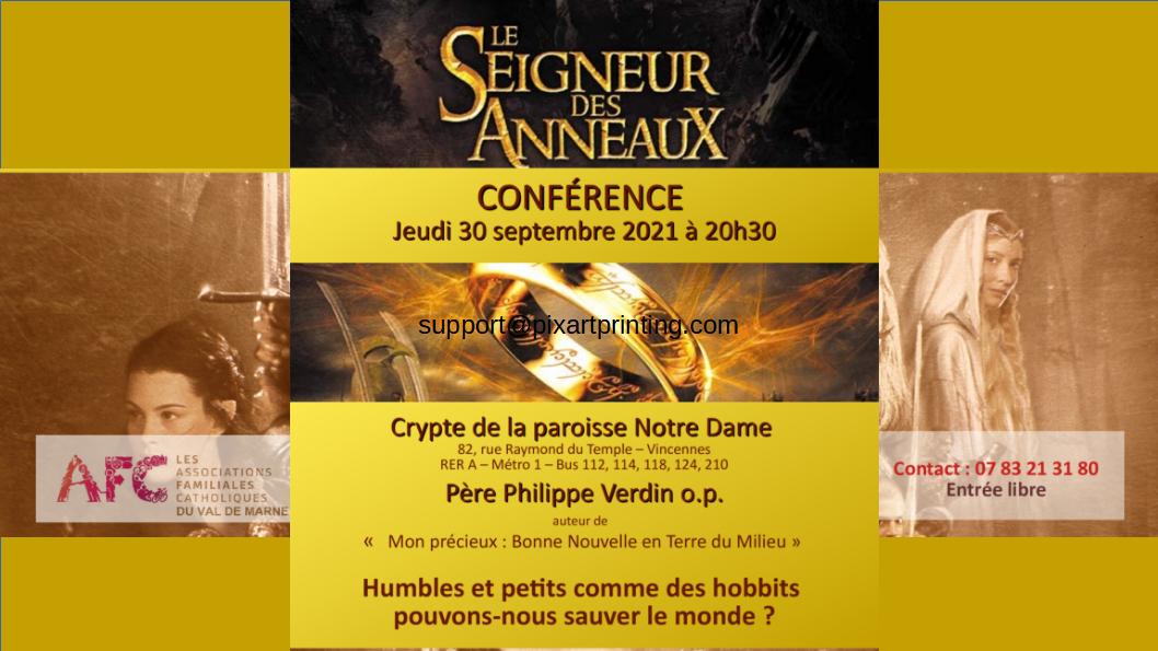 “Le Seigneur des anneaux” - Conférence du p. Philippe Verdin op 