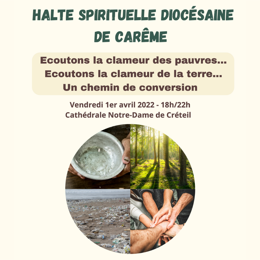 Halte spirituelle diocésaine de Carême vendredi 1er avril à 18h