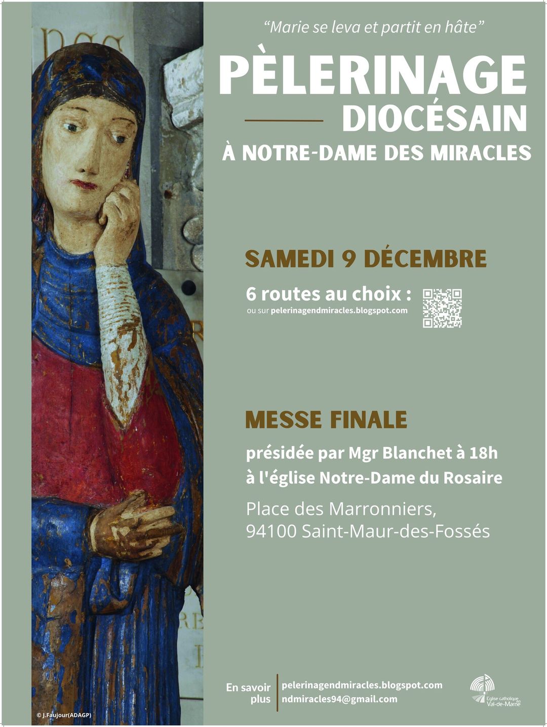 Pèlerinage diocésain à Notre-Dame des miracles samedi 9 décembre 2023