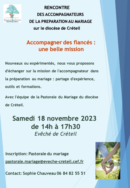 Affiche Pastorale Mariage -18novembre2023