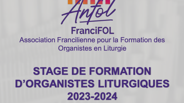 STAGE DE FORMATION D’ORGANISTES LITURGIQUES 2023-2024