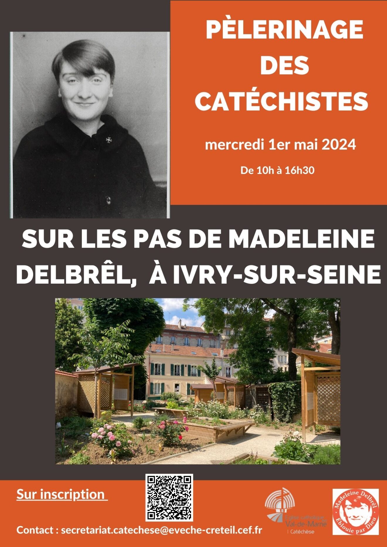 Pèlerinage des catéchistes ＂Sur les pas de Madeleine Delbrêl, à Ivry-sur-Seine＂ 1er mai 2024